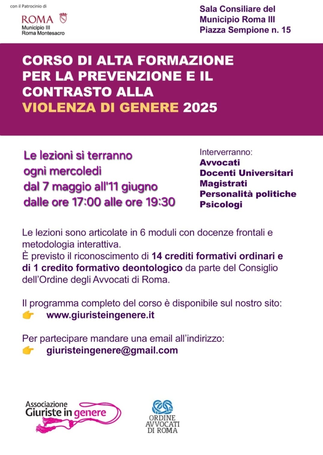 Locandina corso